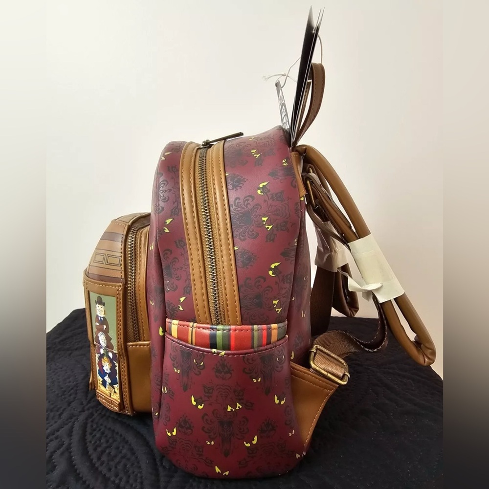 SALE! Haunted Mansion LoungeFly Stretching Room Backpack, Glows in the Dark*RARE - Picture 11 of 12
